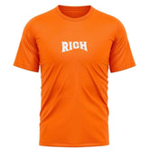 Camiseta dry fit masculina laranja rich